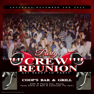 partycrew reunion flyer template - 2