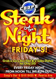 Steak Night Chef Dre Poster